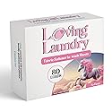LOVING LAUNDRY -IN WASHER Fabric Softner Sheets- No Fancy (no fragrance) Scent -Enhanced Softness- Plant Based- Softens & Removes Static Cling- Long