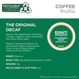 Eight O'Clock Coffee The Original Decaf, Single-Serve Keurig K-Cup Pods, Medium Roast Coffee Pods, 1 Count (Pack of 32)