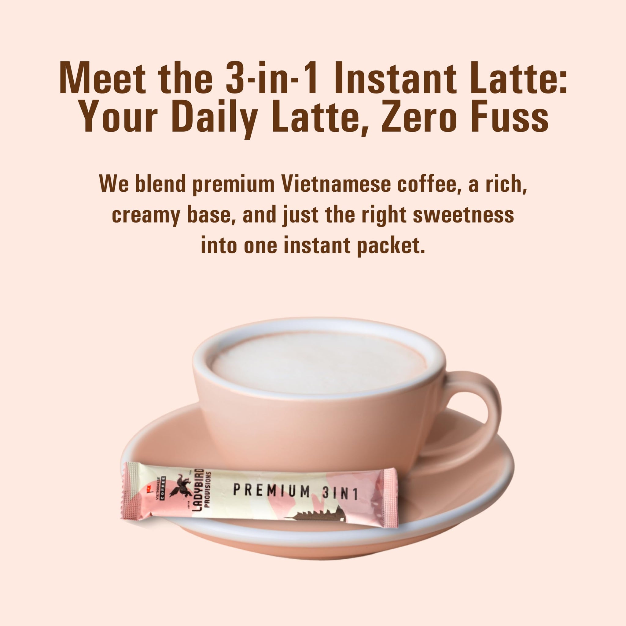 Ladybird Premium 3in1 Instant Latte