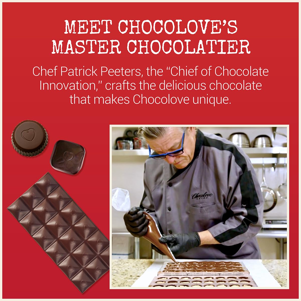 Chocolove Premium Chocolate Bars, Dark (65%) Rich Chocolate, 3.2-Ounce Bars (Pack of 12) ( Value Bulk Multi-pack)