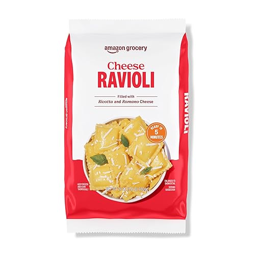 Amazon Grocery, Cheese Ravioli, Frozen, 24 Oz