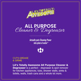 La's Totally Awesome All-Purpose Cleaner Spray, Lavender Burst, Plant-Derived Formula Perfect for Most Counters, Sinks, Appliances and More, 32 Fl Oz