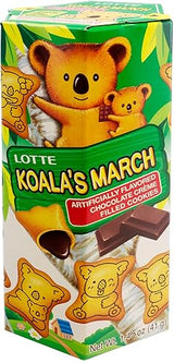 Lotte Koala's March Cookie with Chocolate Cream, 1.45 oz