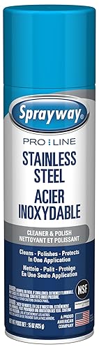 Sprayway Pro Line Stainless Steel Cleaner & Polish, 15 oz, 1-Pack