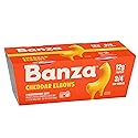 Banza Microwave Mac and Cheese Cups - Elbows & Classic Cheddar Cheese - High Protein, Gluten Free, Convenient and Kid Friendly Mac and Cheese Cups