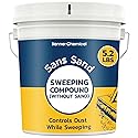 Banner Chemical Sans Sand Gritless Sweeping Compound Without Sand - Effective Dust Control, Non Abrasive and Safe for Smooth, Finished & Polished