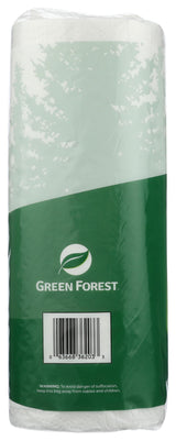 Green Forest 3-Roll Size Your Own Towels, White