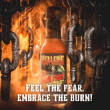 Hellfire Hot Sauce Hot Ones Gift Pack - Gourmet Hot Sauce Variety Pack With 4 Extreme Flavors Featured on Hot Ones TV Show (Four 5 oz. Bottles)