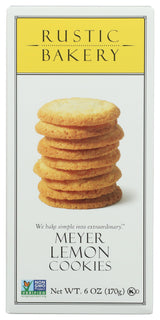 Rustic Bakery, Cookies Meyer Lemon, 6 Ounce