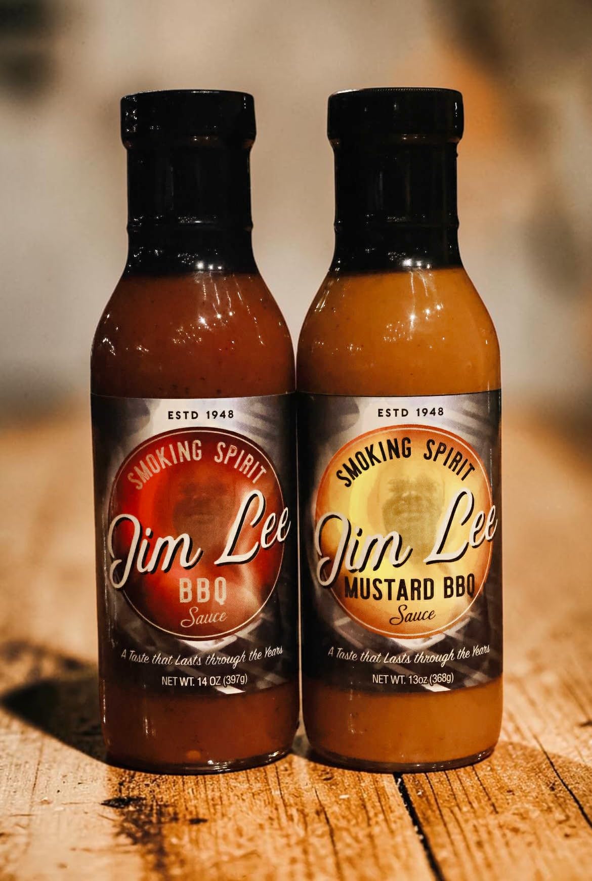 Jim Lee’s BBQ Sauce Variety Pack | Original BBQ Sauce & Mustard BBQ Sauce | Carolina Style Southern Barbecue Sauces