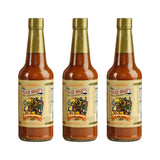 Marie Sharp’s Smoked Habanero Pepper Sauce, 10 oz - Belizean Hot Sauce with Bold Smoke & Heat - All-Natural, Gluten-Free (Pack of 3)