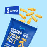 Jans Crispy Asian Snacks Bites, 5.29 oz Resealable Snack Bag (1-Pack, Shrimp Spring Roll)