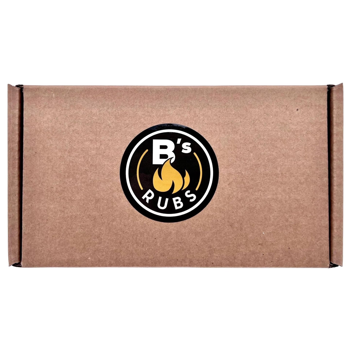 B's Rubs BBQ Seasoning Gift Set, 4 Pack Premium Spice Collection with Rough Cut, Big Time BBQ, Batch #9, Original Smoked Rub, 5.5 oz Each