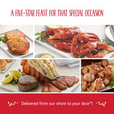 Lobster Gram Four 8.5 oz. Shrimp and Grits Trays, 2.13 Pound (Pack of 1)