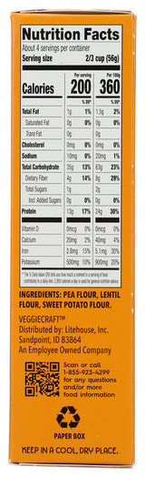 Veggiecraft Pasta Pnne Swt Potato 8 OZ