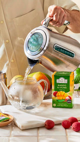 Ahmad Tea Green Tea, Mango & Lychee Teabags, 20 ct (Pack of 1) - Caffeinated & Sugar-Free