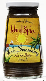 Island Spice Jamaican Jerk Seasoning Bundle: Jerk Seasoning 32oz Restaurant Size, Jerk Seasoning Marinade Hot & Tasty 12oz
