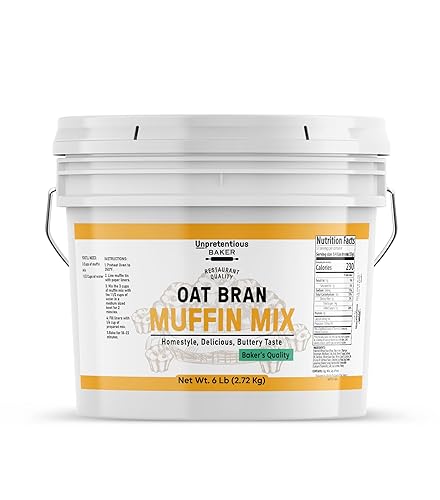 Unpretentious Oat Bran Muffin Mix, Fluffy, Delicious (6 Pound)