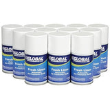 Automatic Air Freshener Refills, Fresh Linen 7 oz. Can, 12 Refills/Case