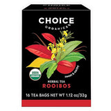 Choice Organics - Organic Rooibos Tea (6 Pack) - Fair Trade - Compostable - Caffeine Free - 96 Organic Herbal Tea Bags