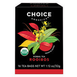 Choice Organic Teas Rooibos Tea - Fair Trade - Compostable - Caffeine Free - 48 Organic Herbal Tea Bags (Pack of 3)