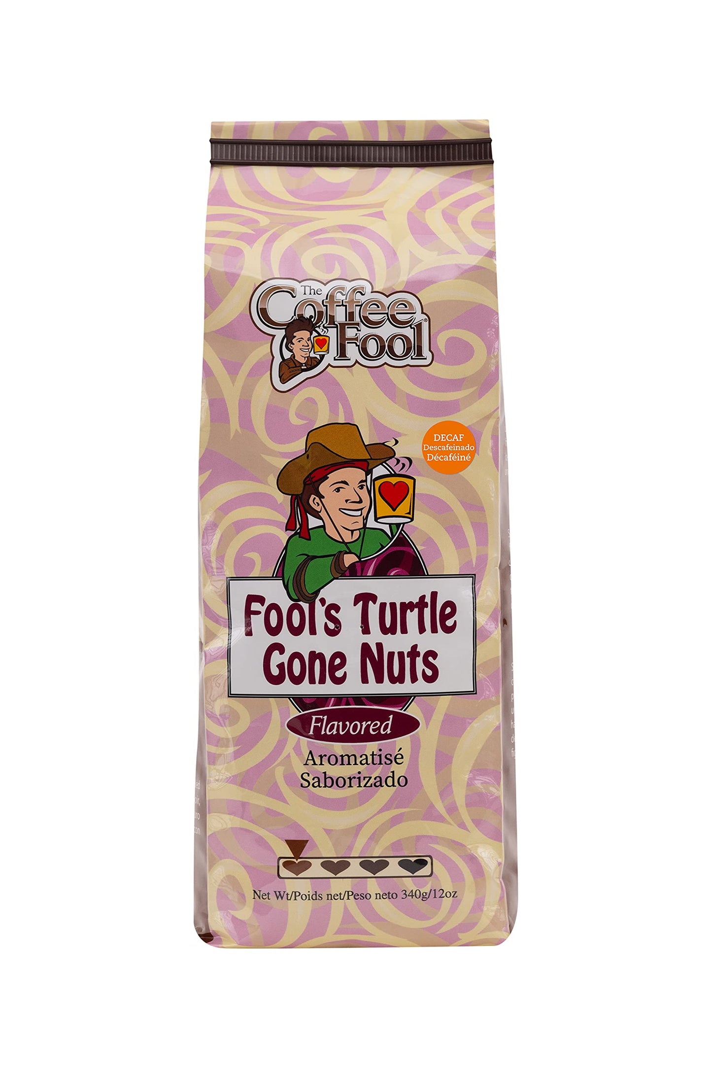 Coffee Fool's Decaf Turtle Gone Nuts (Drip Grind)
