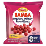 Osem Bamba Strawberry Flavored Snack - All Natural Sweet Red Strawberry Bamba Corn Puffs, for Adults and Kids, Convenient Family Pack - 1.05oz Bag