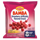 Osem Bamba Strawberry Flavored Snack - All Natural Sweet Red Strawberry Bamba Corn Puffs, for Adults and Kids, Convenient Family Pack - 1.05oz Bag
