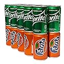 BLESSVA® - Sprite Variety Fanta Pack Sodas- 2 packs of 10 cans each, 20 Cans Sodas Mini (7.5oz per cans)