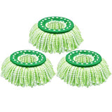 Odashen 3 Pack Washable Microfiber Replacement Mop Heads for Libman Tornado Spin Mop Refill, Microfiber Refill Head for New Version Spin Mop System