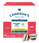 Cameron's Coffee Single Serve Pods, Flavored, Highlander Grog, 32 Count