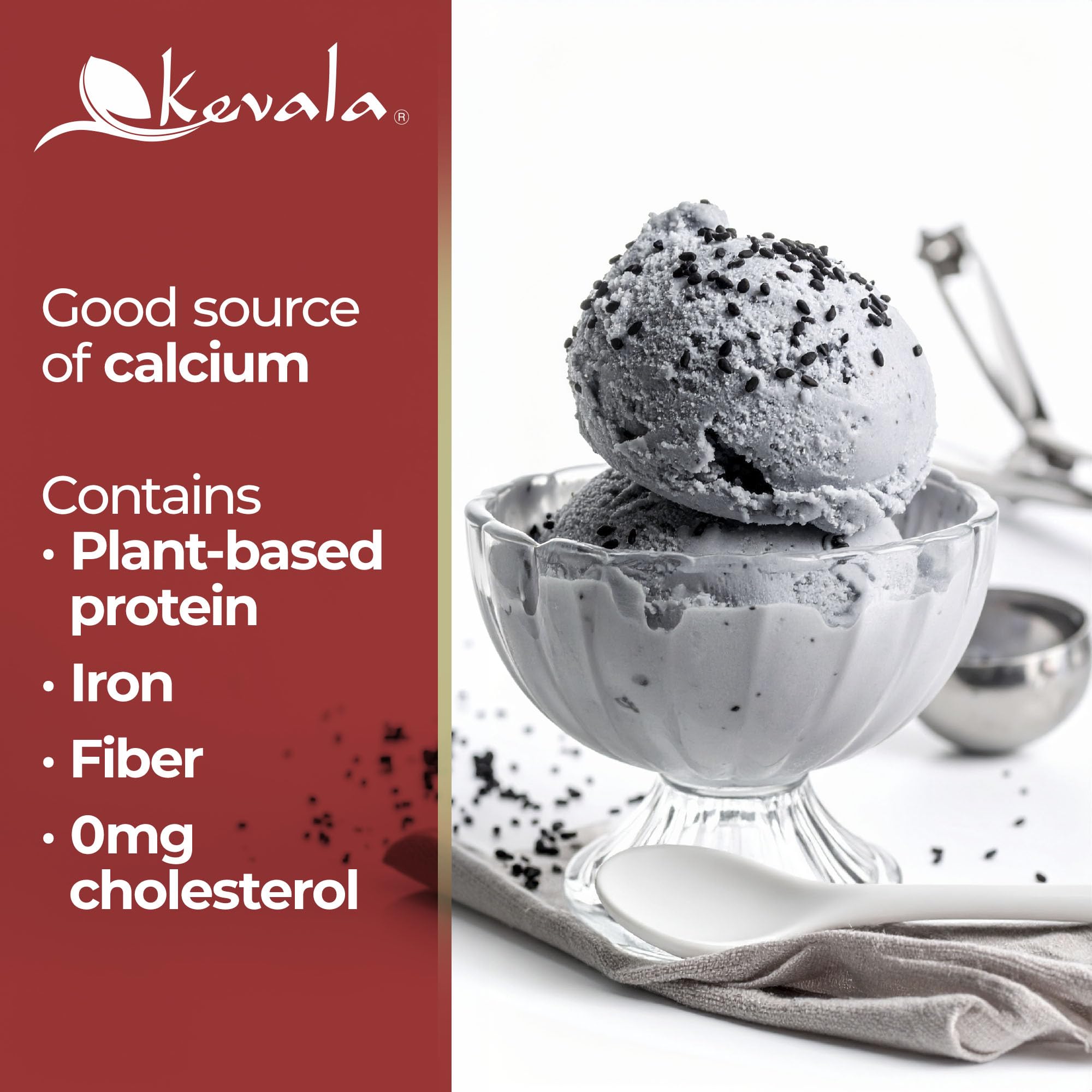 Kevala Organic Black Toasted Sesame Seeds - 2 lb, 32 oz, Baking and Cooking