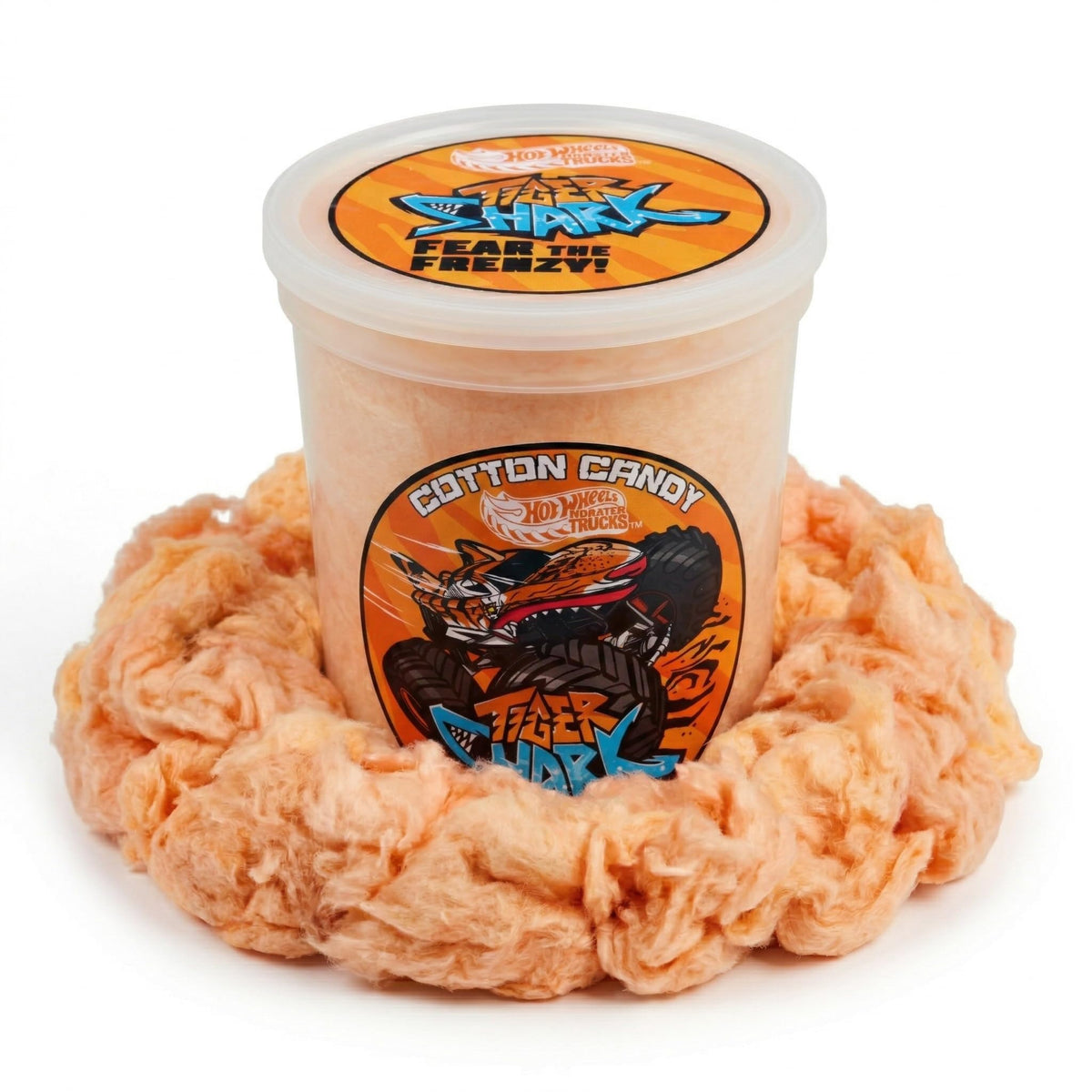 HOT WHEELS MONSTER TRUCKS™ TIGER SHARK COTTON CANDY 1.75 oz (Pack of 1)