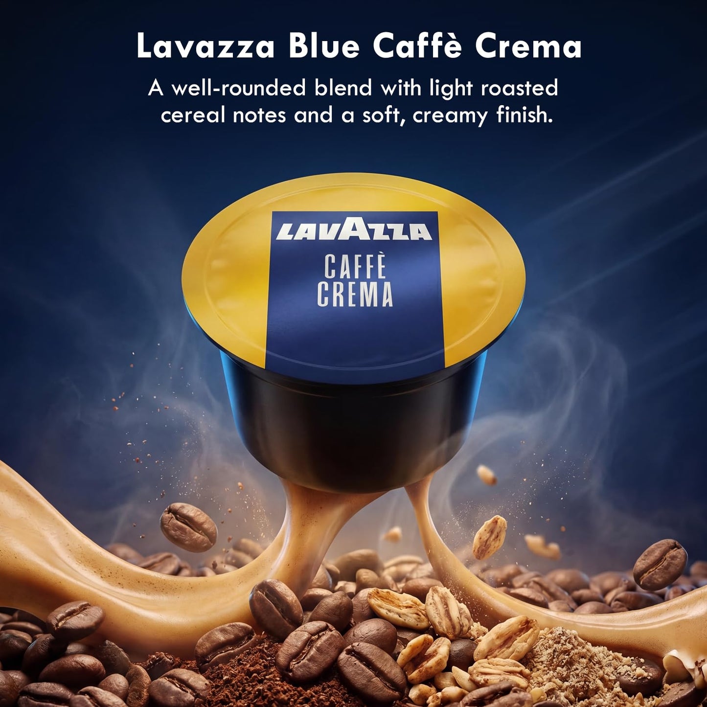 Lavazza Blue Coffee Capsules Variety Pack - 100 Count (50 Pods Each) - Includes Top Class & Caffè Crema Blends - Compatible with Lavazza LB Espresso