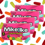 Mike and Ike Tropical Typhoon Candy, 4 Pack of Candy Boxes 0.78OZ Each, Ideal Mike and Ike Candy for Your Favorite Films, Perfect Candy for Sharing