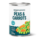 Amazon Grocery, Canned Peas and Carrots, 15 Oz