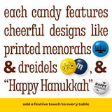 M&M’S WORLD Hanukkah Milk Chocolate Candy - 2 Pounds of Bulk Candy With Hanukkah Designs for Gifts, Party Favors, Holiday Celebrations and More