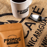 French Press Specialty Coffee, Coarse Ground, Primos Coffee Co (Medium Roast, 12 Oz)