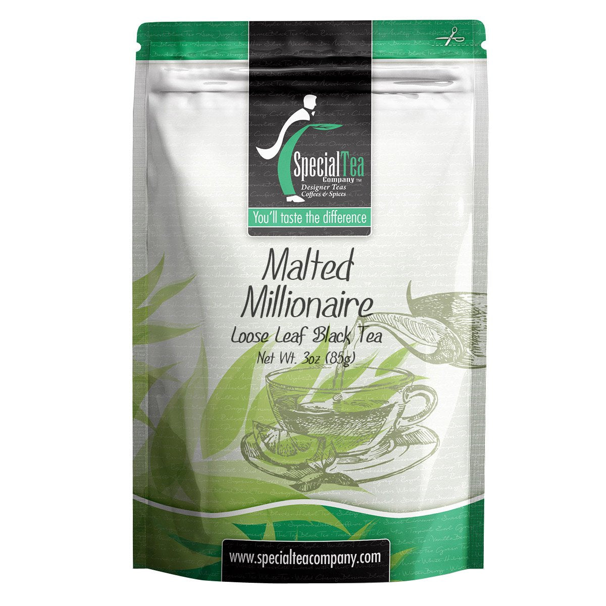 Special Tea Malted Millionaire, Loose Leaf Black Tea, 3 Ounce