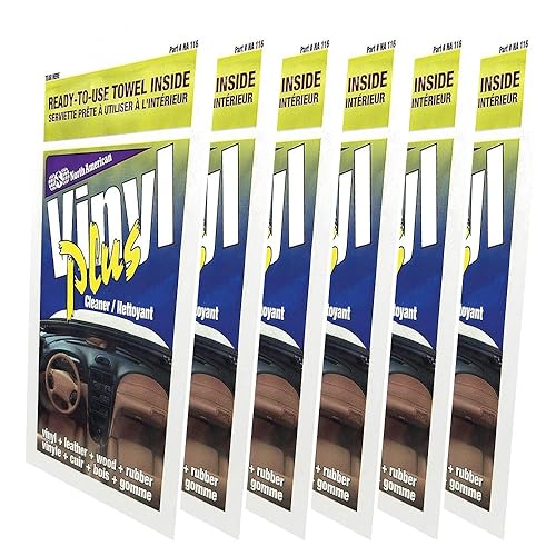 Blue-Magic Towelette's Pack with 6x Single Packs (Vinyl Plus Cleaner)