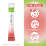 Thrive Activate - Focus & Energy Drink Powder Mix with Real Flavor, 30 Packets- Enhanced Energy, Performance, Vitamin C, Vitamin E, B12 for Mental