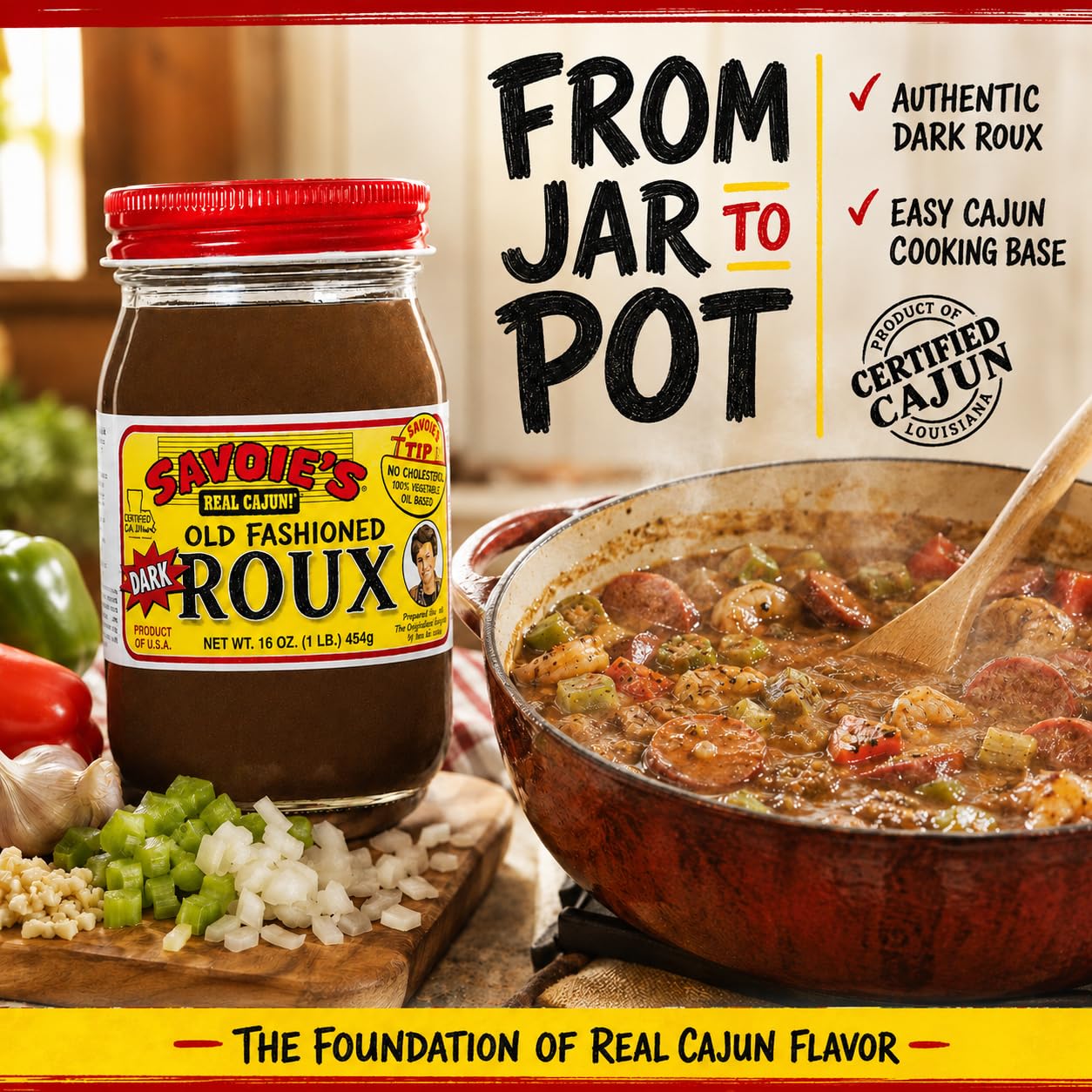 Savoie Old Fashion Dark Roux (2pk)