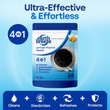 Earth Breeze Garbage Disposal Cleaner Tablets - 4-in-1 Citrus Scented Tablets that Clean, Deodorize, Refresh & Protect - Powerful Cleaning Action