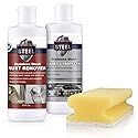 CLEAN MY STEEL Stainless Steel Rust Remover and Protector Kit, NSF Certified, 8.5 oz, Includes B570 Rust Remover, B580 Cleaner and Protector, Sponge