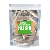 Essential Spice Dried Organic Reishi Mushroom - Whole Slices, Premium Quality, Earthy & Bitter Flavor - Perfect for Teas, Tinctures, and Herbal