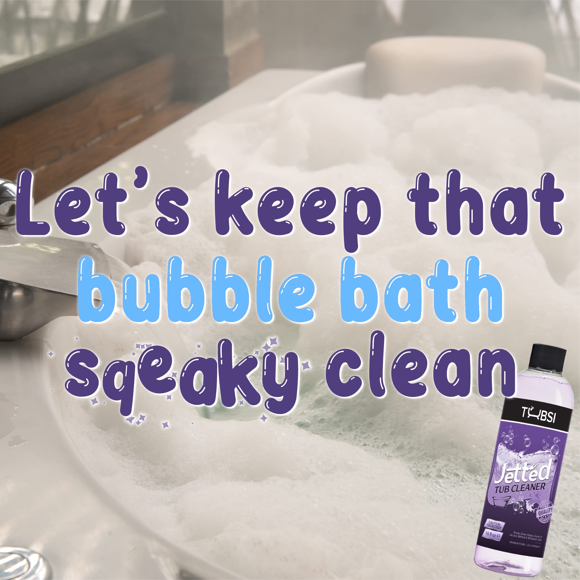 MAXTITE Tubsi Jetted Tub Cleaner - 1 Gallon - Supercharged Cleaning Action for Hidden Gunk in Jetted Bathtubs and Whirlpool Jets - Biodegradable
