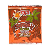 MJM Savory Bites Whole Grain Wheat Crackers - Case of 155 Packs | Wholesome and Flavorful Snack | Perfect for Any Occasion | Healthy and Satisfying