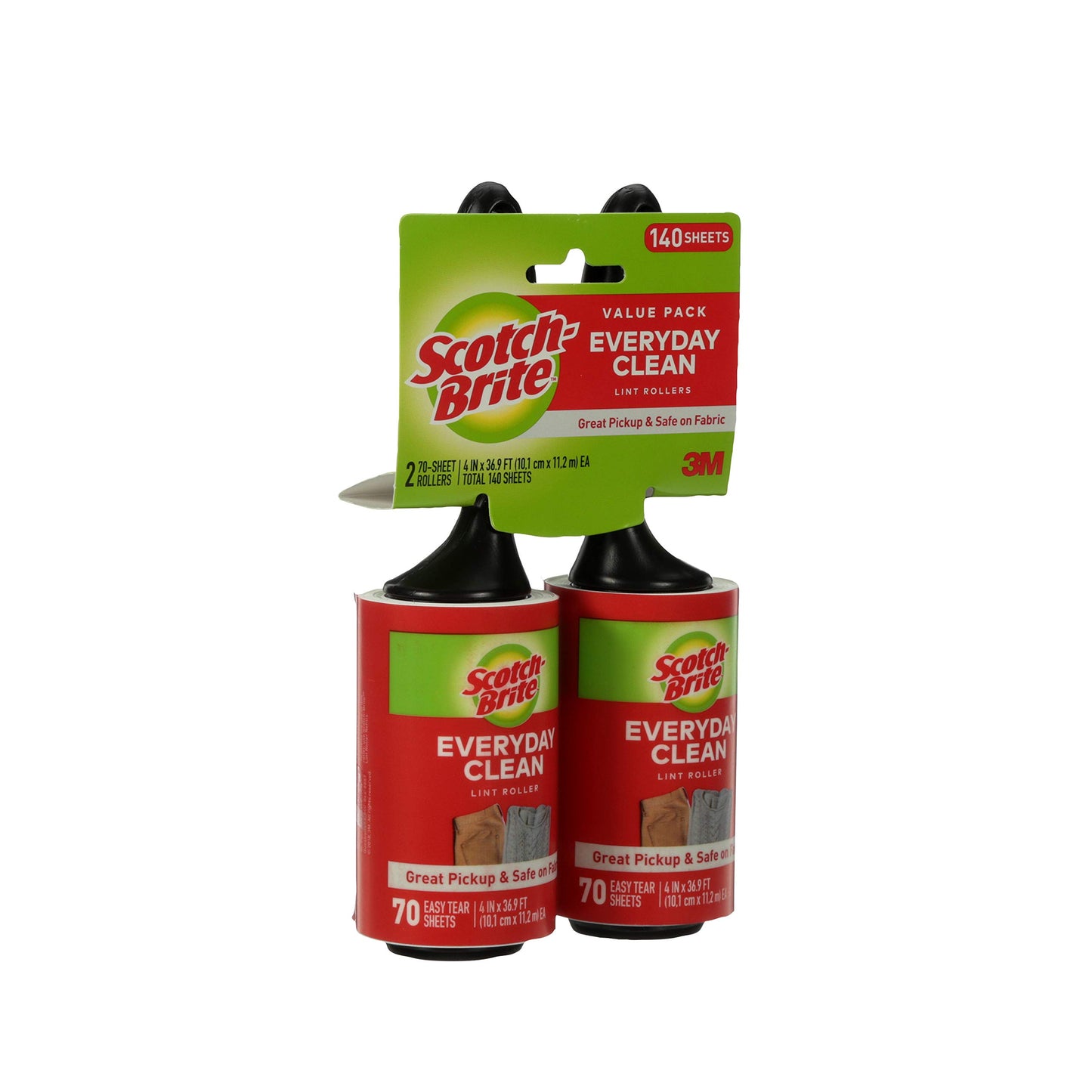 Scotch-Brite Twin Pack Lint Roller, 12 Rollers