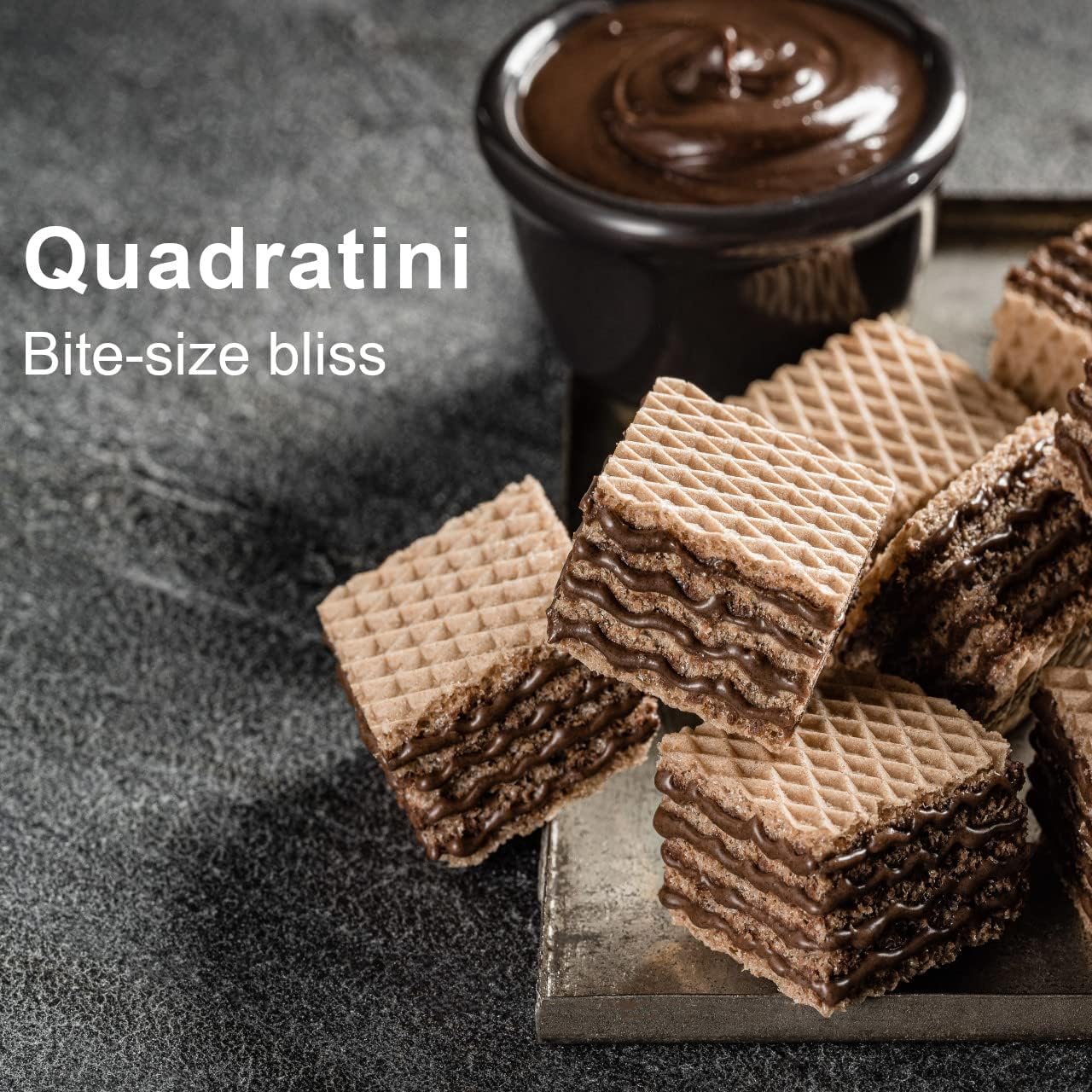 Loacker Quadratini Chocolate Wafer Cookies, 8.82 Ounce