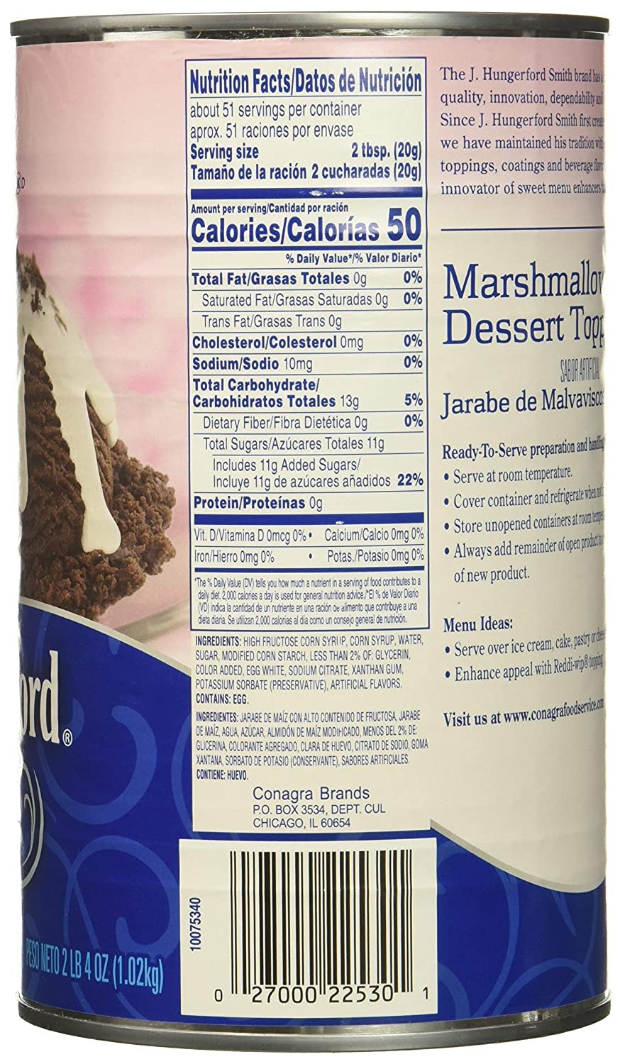 Marshmallow Dessert Topping